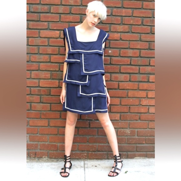 Beckerman Dresses & Skirts - Beckerman Tiered Shift Dress